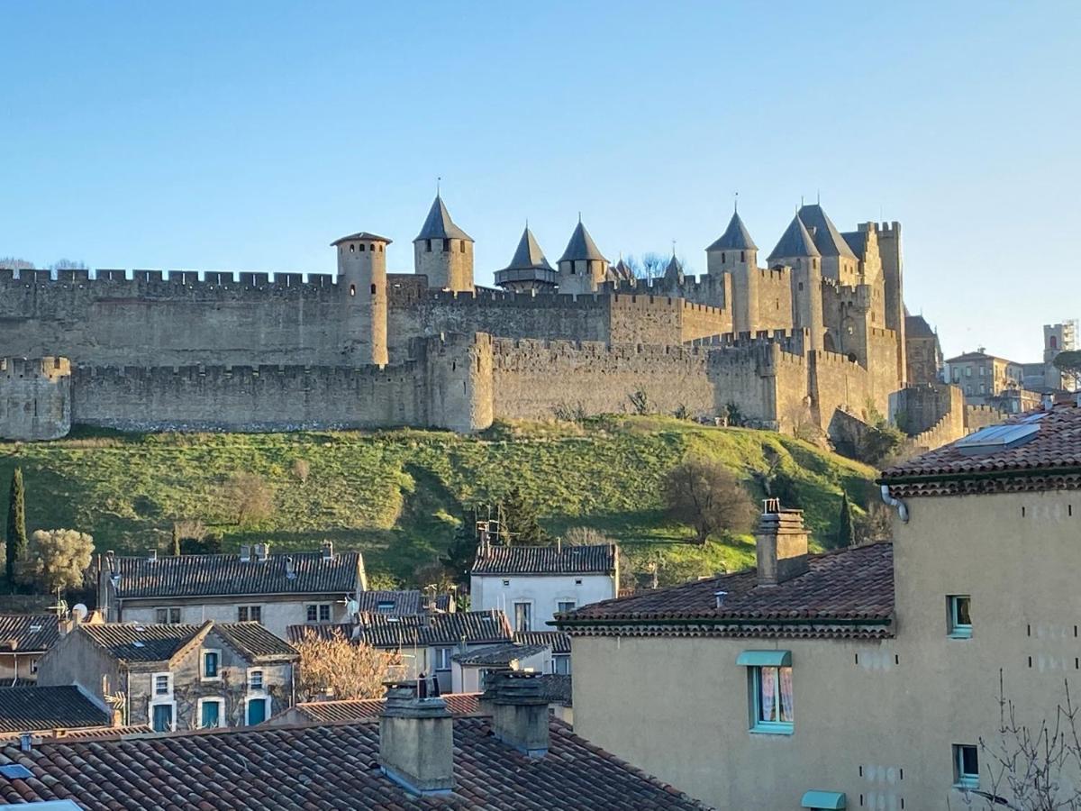 Demeure Saint Louis Historic Manor, City 700M, Parking,A C,Clim,Wifi, Heated Pool, City View Carcassonne Zewnętrze zdjęcie