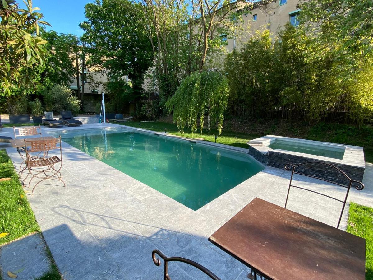Demeure Saint Louis Historic Manor, City 700M, Parking,A C,Clim,Wifi, Heated Pool, City View Carcassonne Zewnętrze zdjęcie