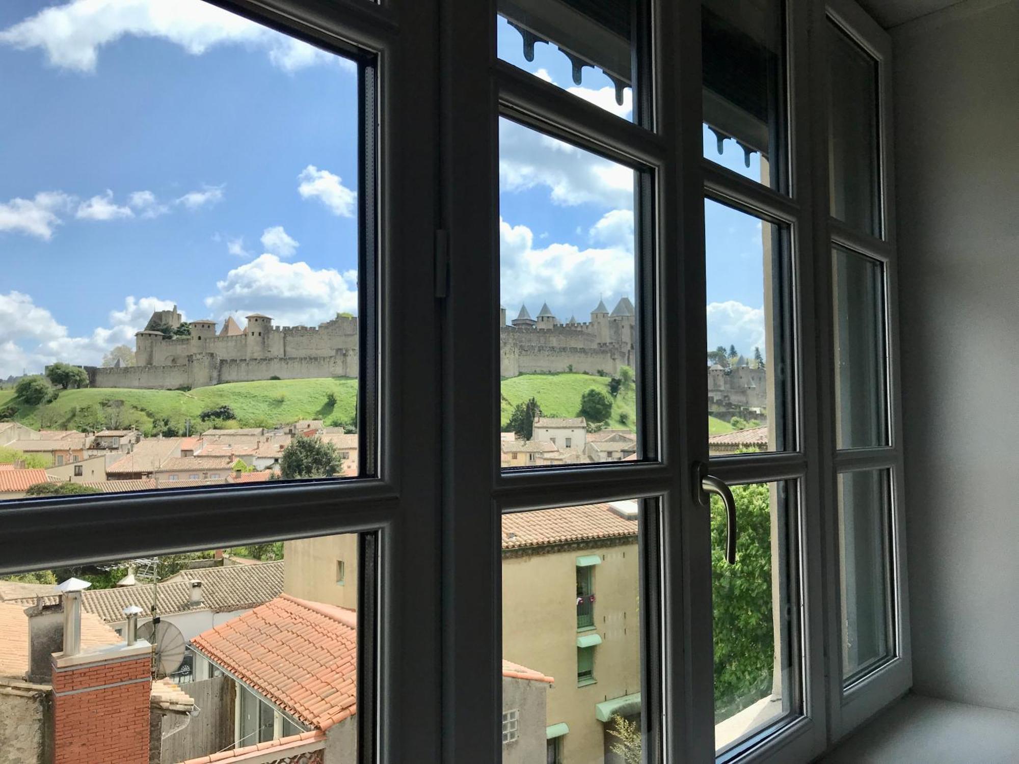 Demeure Saint Louis Historic Manor, City 700M, Parking,A C,Clim,Wifi, Heated Pool, City View Carcassonne Zewnętrze zdjęcie